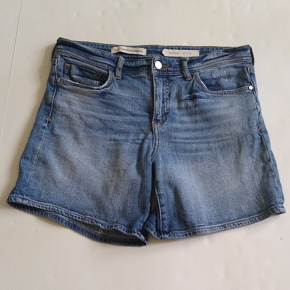 Anthropologie‎ Pilcro and the Letterpress Hyphen denim jean shorts 27